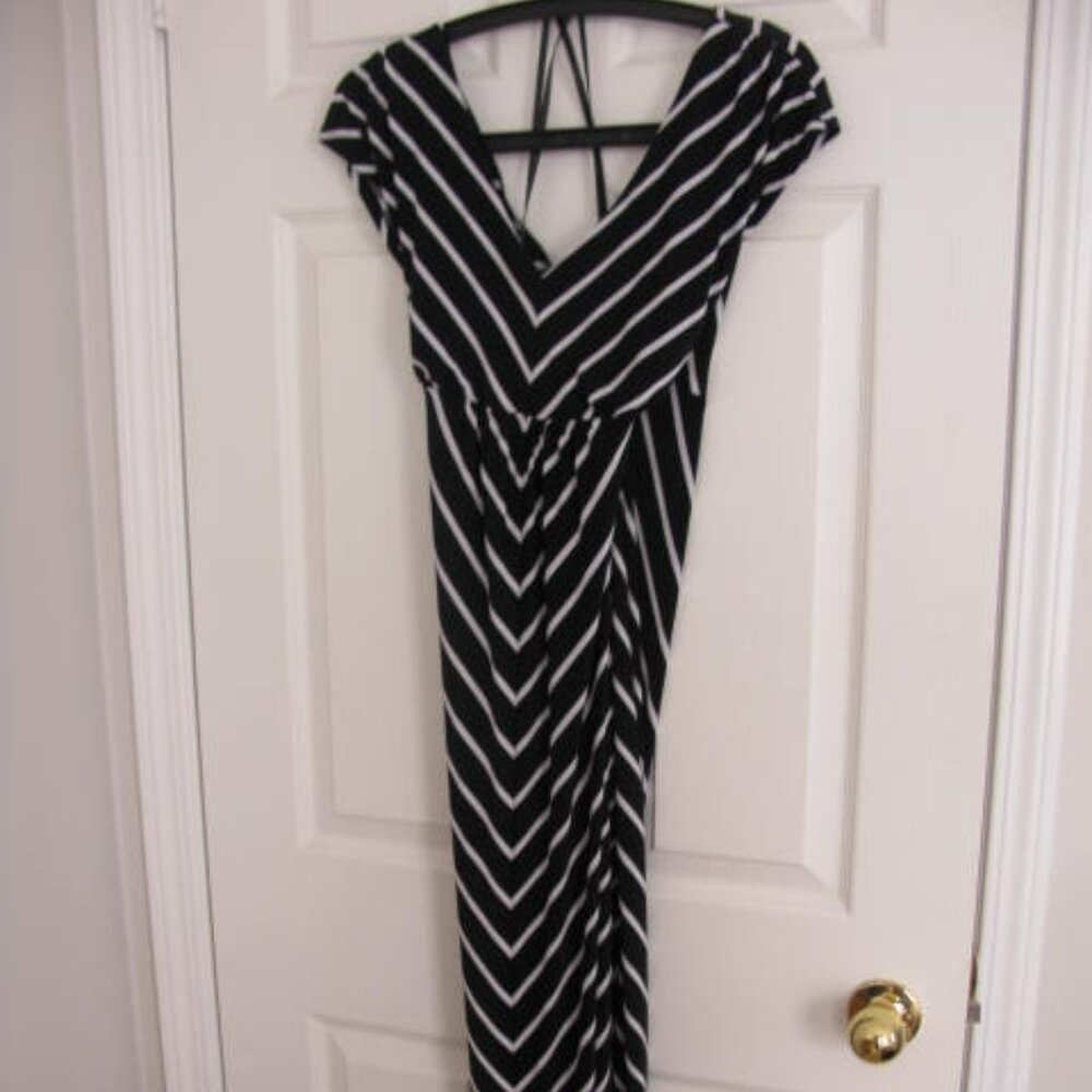 INC International Striped Maxi Dress